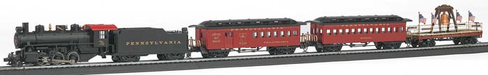 Bachmann 00711 HO Gauge Pennsylvania Liberty Bell Special Steam Train Set