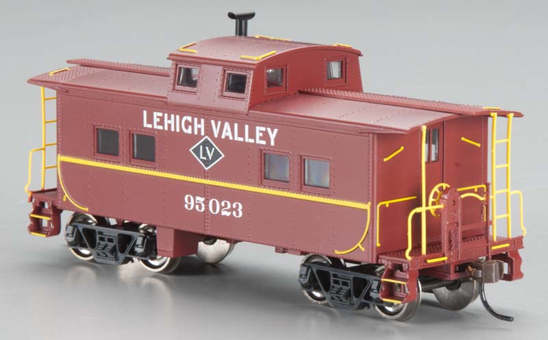 Bachmann 16802 HO Lehigh Valley Northeast-Style Steel Cupola Caboose #95023