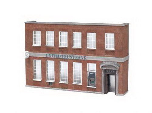 Bachmann 35001 HO Assembled United Trust Bank False-Front Resin Building