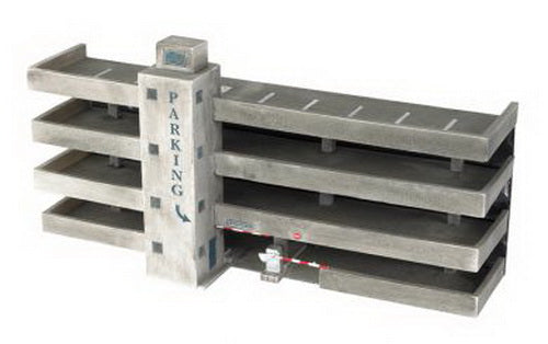Bachmann 35003 HO 4-Story Parking Garage Front Thin Profile Built-Up Building