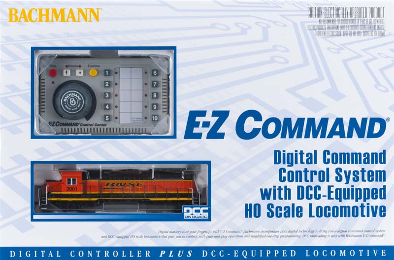 Bachmann 44923 HO Burlington Northern Santa Fe Diesel w/ DCC & AC Power Supply
