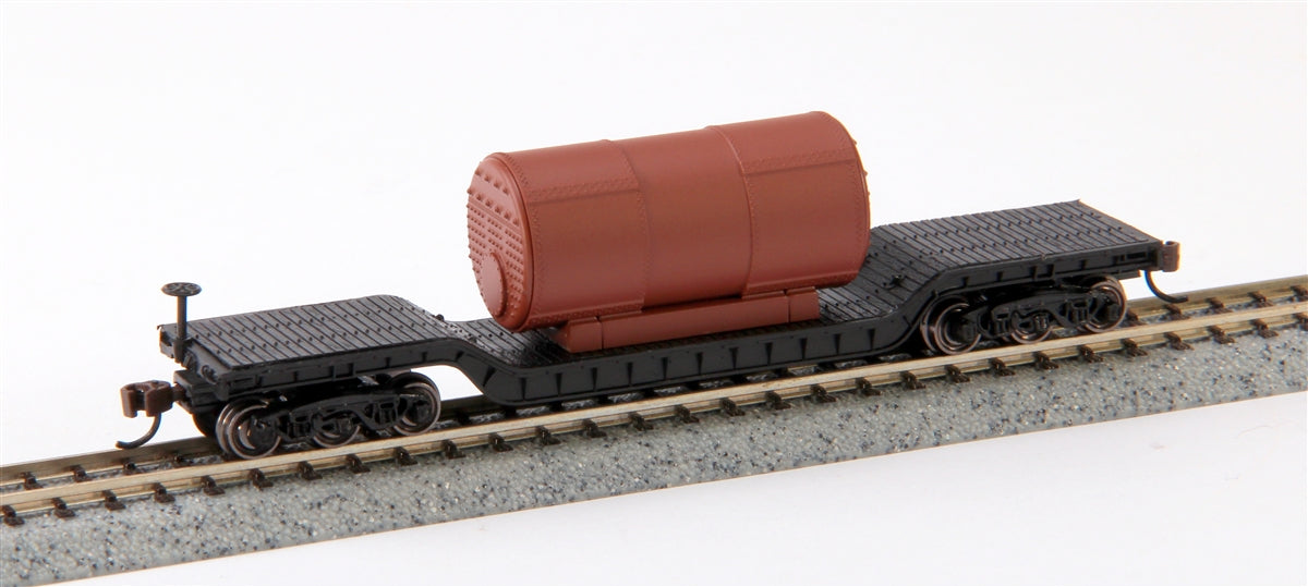 Bachmann 71395 N Undecorated 52' Center-Depressed Flat with Boiler