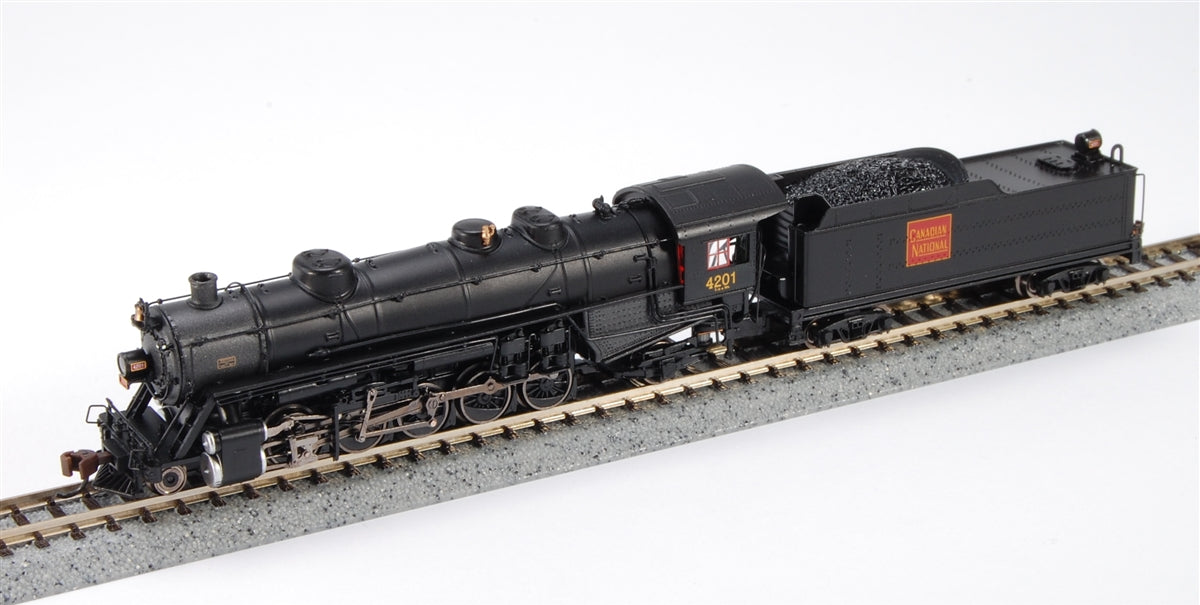 Bachmann 83355 Spectrum N Scale Canadian National 2-10-2 Steam Loco #4201