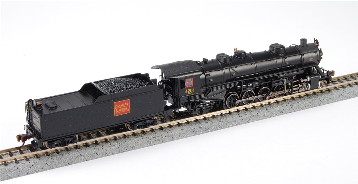 Bachmann 83355 Spectrum N Scale Canadian National 2-10-2 Steam Loco #4201