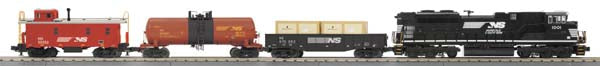 MTH 30-4219-1 Norfolk Southern SD70ACe O Gauge Diesel Freight Train Set w/PS 3.0