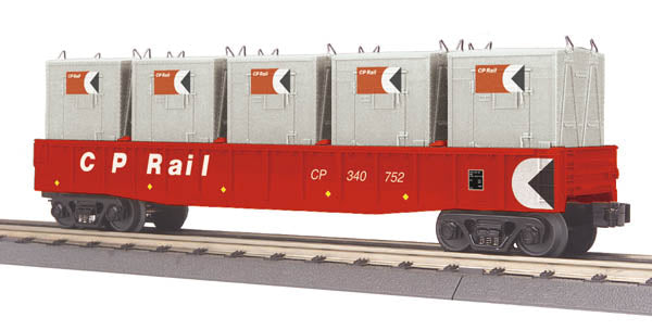 MTH 30-72096 O CP Rail Gondola w/LCL Containers #340752