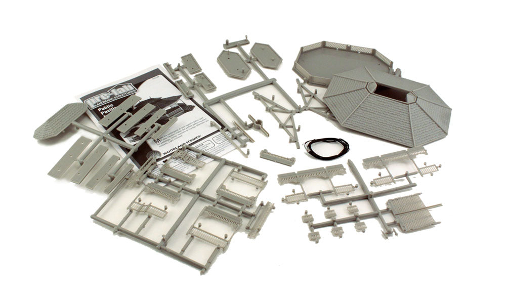Woodland Scenics PF5189 HO Public Pavilion Building Kit