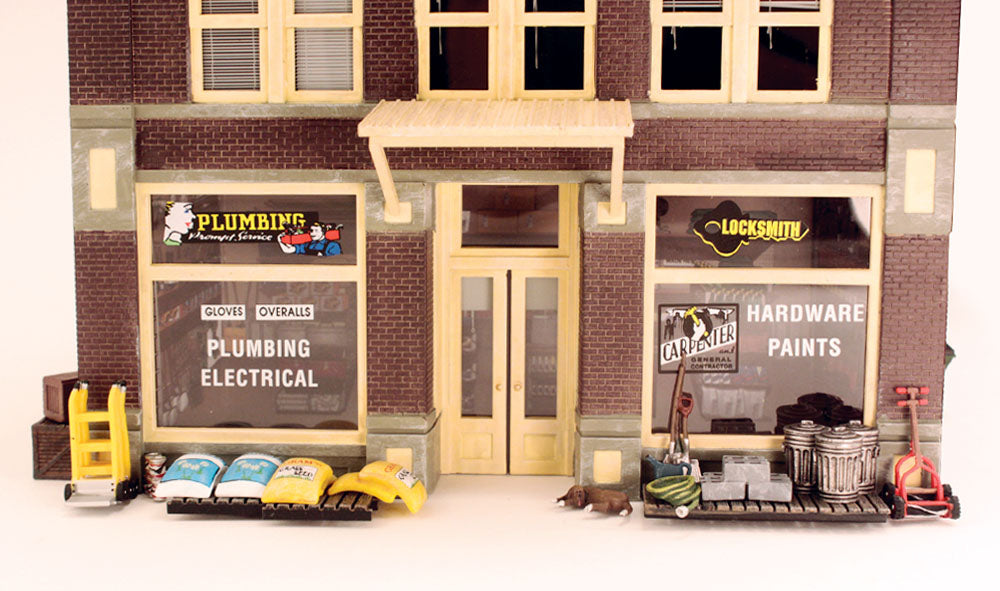 Woodland Scenics BR5842 O Built-&-Ready Harrison's Hardware Building