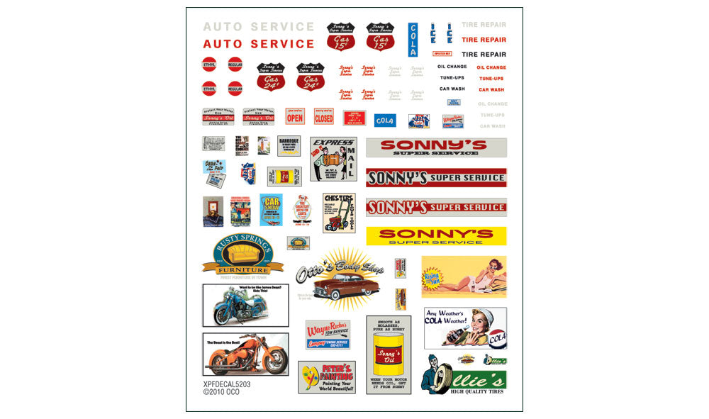 Woodland Scenics PF5203 N Scale Sonny's Super Service Building Kit