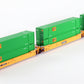 Kato 106-6161 N Maxi-IV 53' Stack Car 3pk TTX #732211 w/EMP Containers