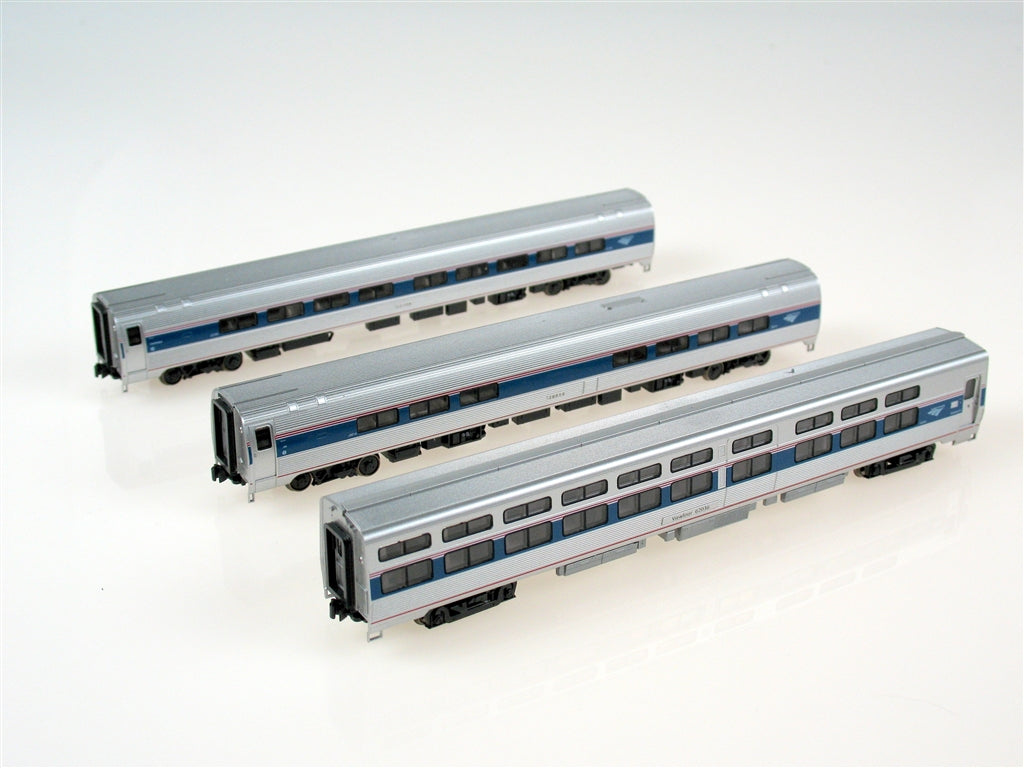 Kato 106-6282 N Amtrak Intercity Express 3-Car Add-On Set – Trainz