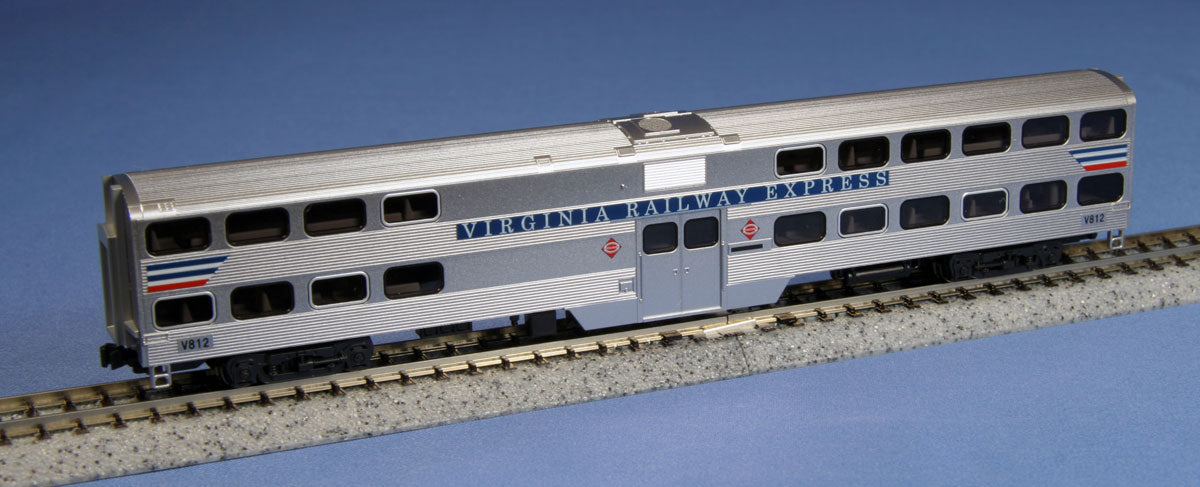 Kato 156-0945 N Virginia Railway Express Bi-Level Commuter Coach #V8
