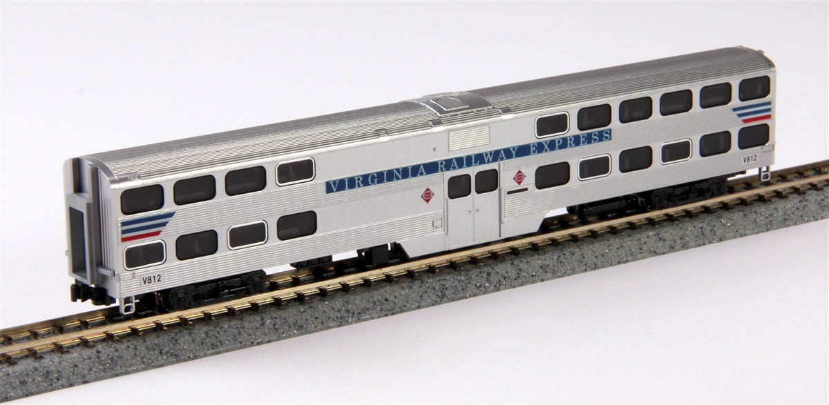 Kato 156-0945 N Virginia Railway Express Bi-Level Commuter Coach #V8