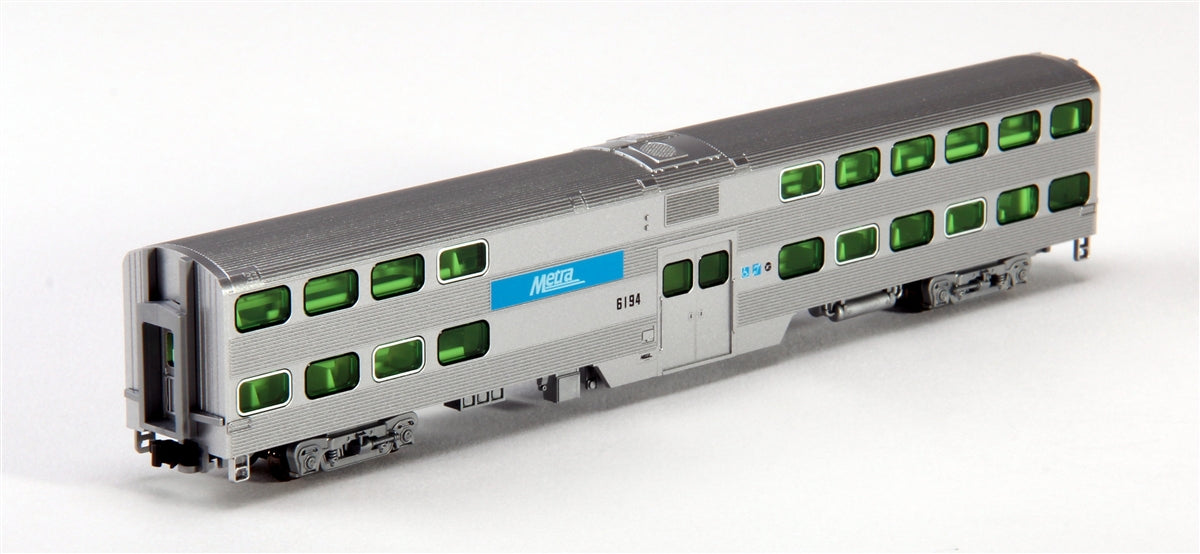 Kato 156-0960 N Chicago Metra Gallery Bi-Level Coach #6194