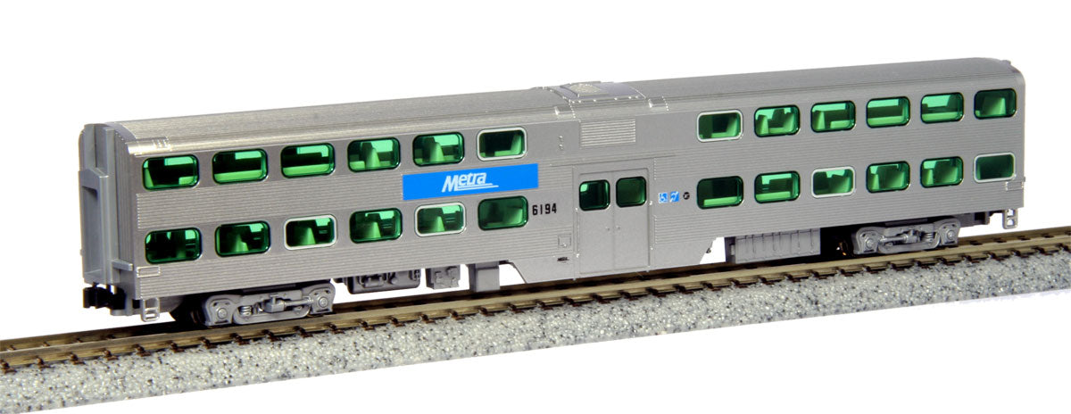 Kato 156-0960 N Chicago Metra Gallery Bi-Level Coach #6194