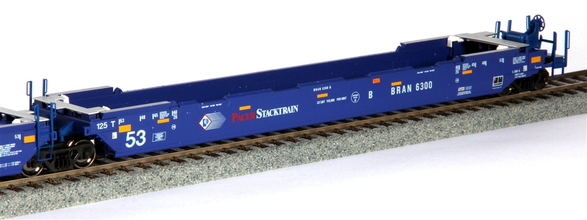 Kato 30-9033 HO Gunderson Maxi-IV 53' Double Stack Car Pacer (Pack of 3)