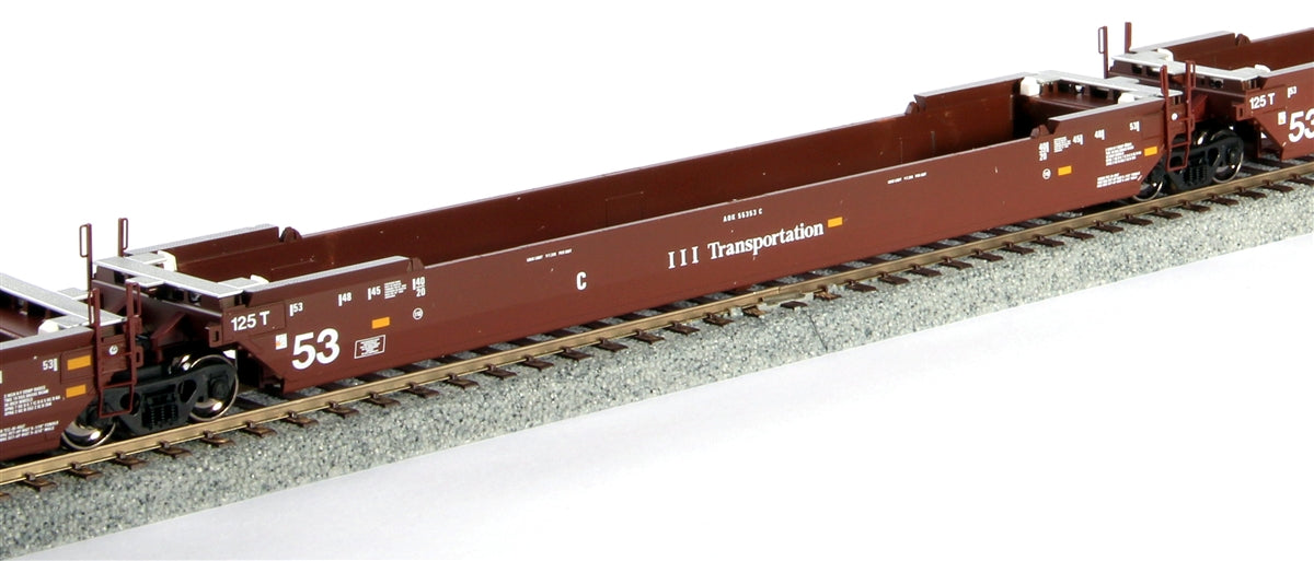 Kato 30-9035 HO Maxi-IV 53'Stack Car 3pk AOK #55353