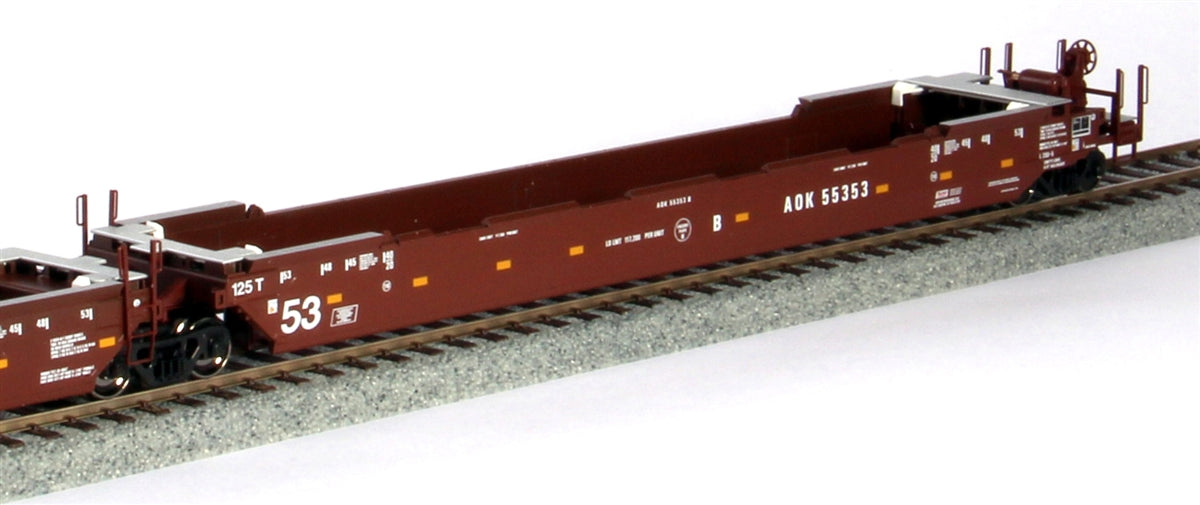 Kato 30-9035 HO Maxi-IV 53'Stack Car 3pk AOK #55353
