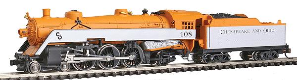 Model Power 87423 N Chesapeake & Ohio Steam Semi-SL 4-6-2 w
