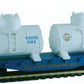 Model Power 98161 HO Gulf 40' Flatcar with Removable Twin Tanks