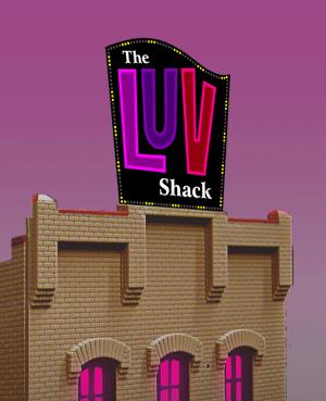 Miller Engineering 4481 HO/O The LUV Shack Billboard