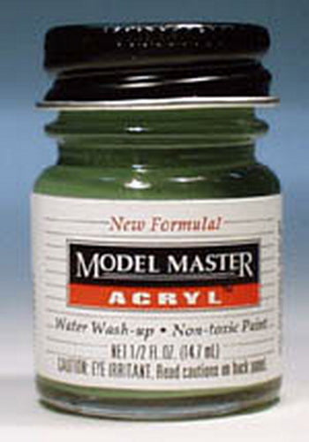 Testors 4793 Lichtgrun RLM 83 Semi - Gloss Acrylic Paint - 1/2 oz. Bottle