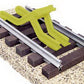 Gargraves 300-SY O Gauge 2 Rail Safety Yellow Track Bumper