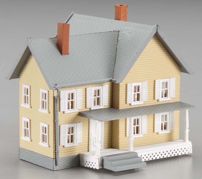 Model Power 2614 N Jackson's House Built-Up Buildings Lighted w/ 2 Figures