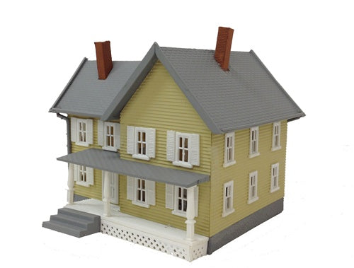 Model Power 2614 N Jackson's House Built-Up Buildings Lighted w/ 2 Figures