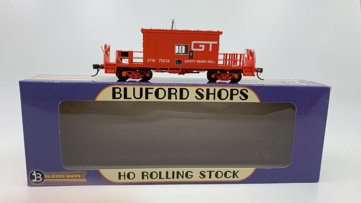 Bluford Shops 34410 HO Scale GTW Transfer Caboose #75056