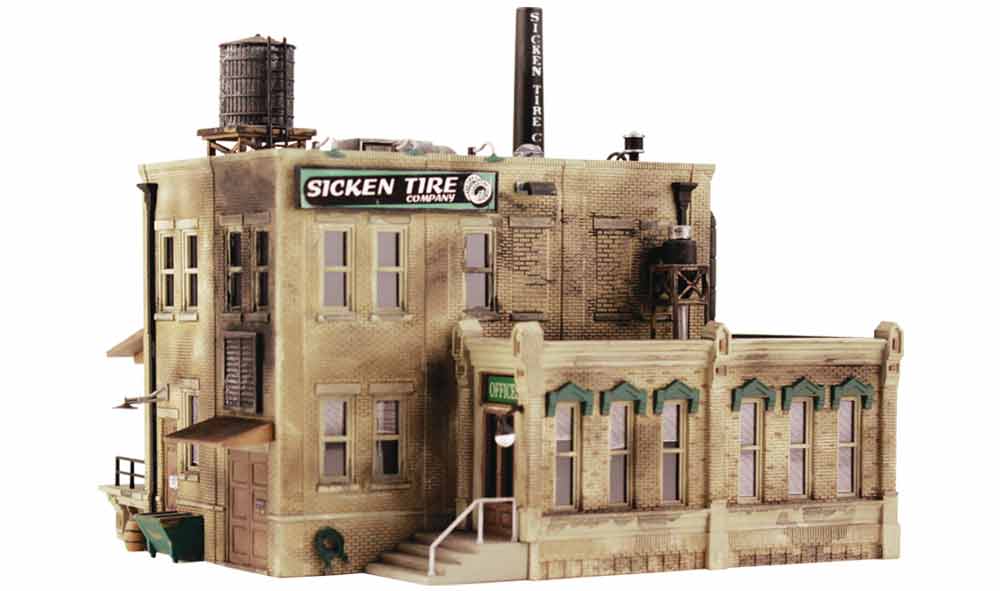 Woodland Scenics PF5204 N Scale Sicken Tire Company Building Kit