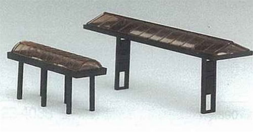 Kato 23-216 N Bus and Taxi Stops Kit