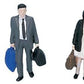 Kato 6-514 A HO Walking Passengers Figures (Box of 6)