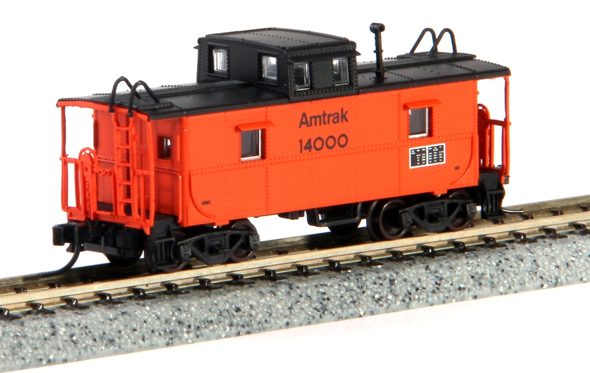 Atlas 39857 N Trainman C&O Cupola Caboose, Amtrak #14000