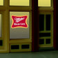 Miller Engineering 7777 HO/O Miller Beer Flashing Neon Window Sign