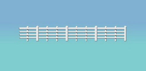 Ratio 424 OO/ HO White Lineside Fencing
