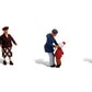 Woodland Scenics A1956 HO Young and Old People Figures (Set of 6)