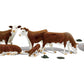 Woodland Scenics A2767 O Scenic Accents Hereford Cow Figures (Set of 11)