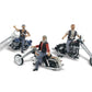 Woodland Scenics AS5344 N AutoScenes Bad Boy Bikers (Pack of 3)