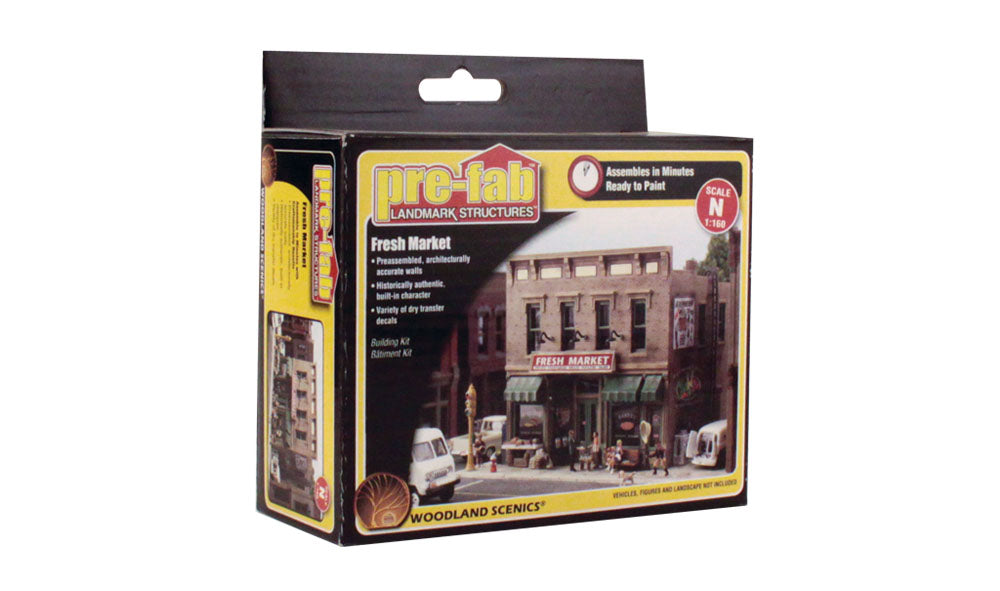 Woodland Scenics PF5200 N Fresh Market Building Kit
