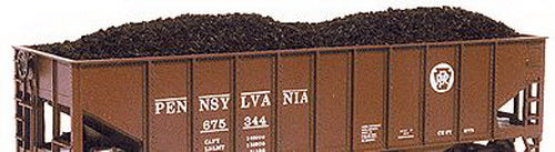Chooch 70631 HO Model Die Casting Cars 3-Bay Hopper Coal Load (Set of 6)