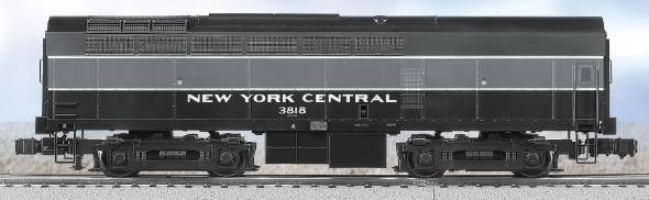 Lionel 6-34520 NYC Non-Powered Sharknose B-Unit Diesel Locomotive #3818