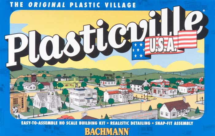 Bachmann 45162 HO Plasticville Saloon and Barber Shop Building Kit