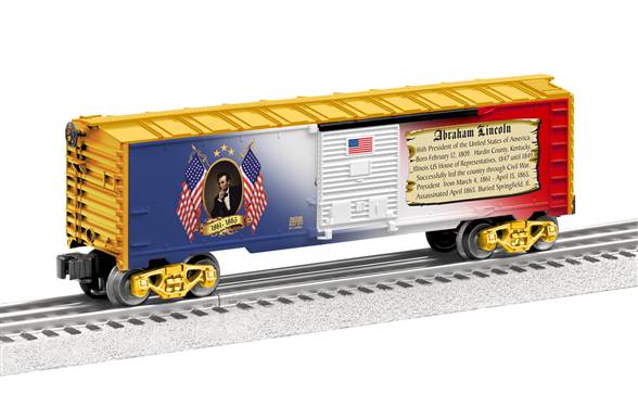 Lionel 6-39338 O Gauge Abraham Lincoln Boxcar