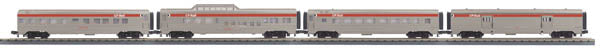 MTH 30-67634 O CP Rail RailKing 60' Streamlined Passenger Car Set (Set of 4)