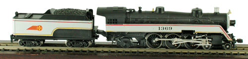 Model Power 87421 N Santa Fe Steam Semi-Streamlined 4-6-2 w/Tender
