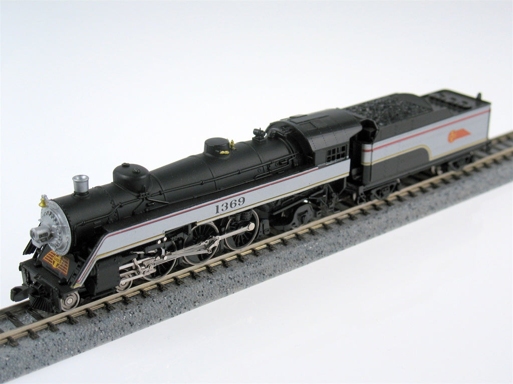 Model Power 87421 N Santa Fe Steam Semi-Streamlined 4-6-2 w/Tender