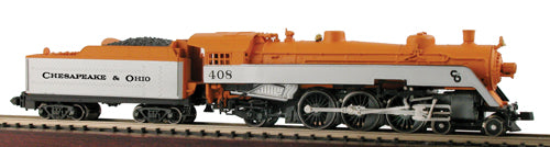Model Power 87423 N Chesapeake & Ohio Steam Semi-SL 4-6-2 w/ Tender #408