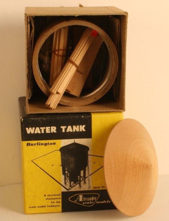Alexander Scale RS-345 HO Burlington Water Tank Building Kit