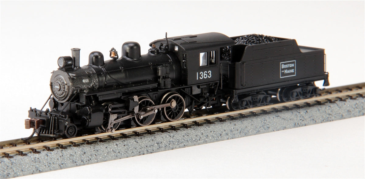Bachmann 51756 N Boston & Maine Alco 2-6-0 Steam Locomotive & Tender w/DCC #1363